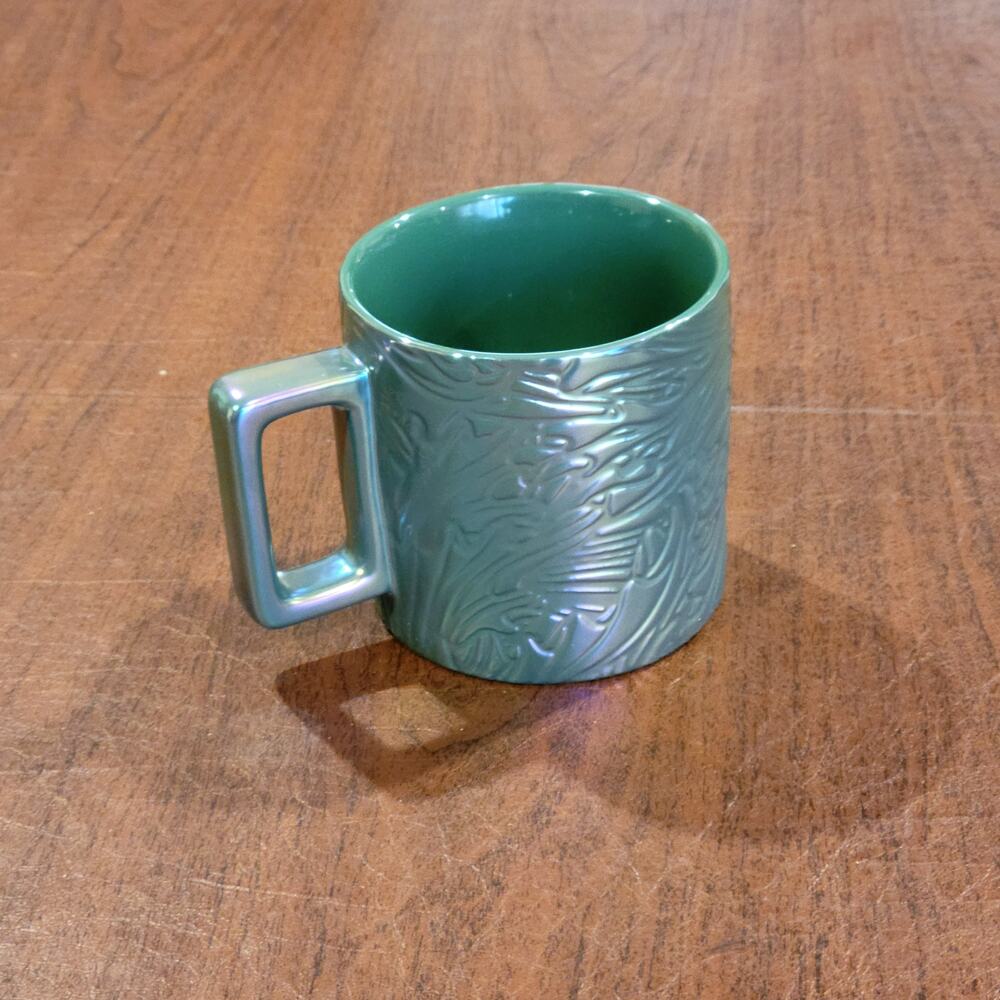 Starbucks Spring 2024 Green Iridescent Rainbow Mug 14oz
